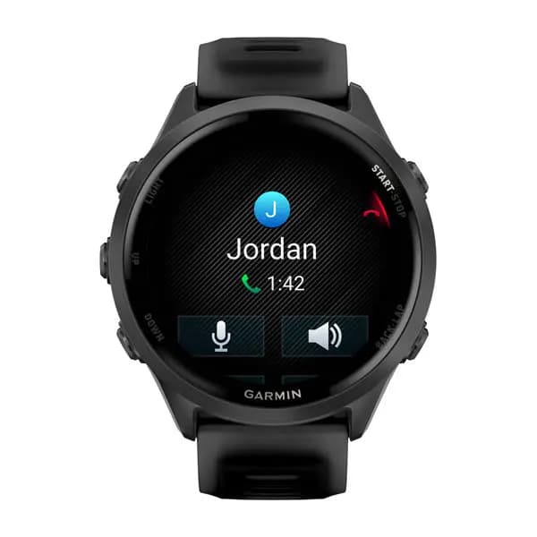 Garmin Forerunner 570 47mm Slate Gray Aluminum with Translucent Black/Black Band [AMOLED (optional always-on mode), 5 ATM, 1.2" (30.4 mm) diameter]