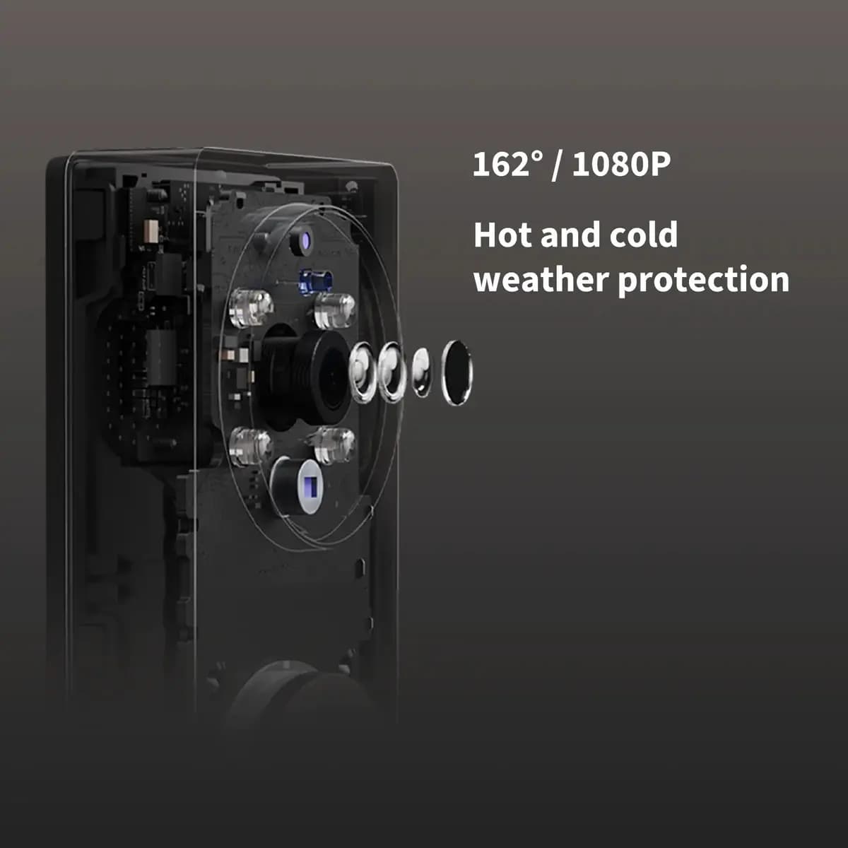 Aqara Video Doorbell G4 [1080p, 162 degrees (subtended angle), IPX3]