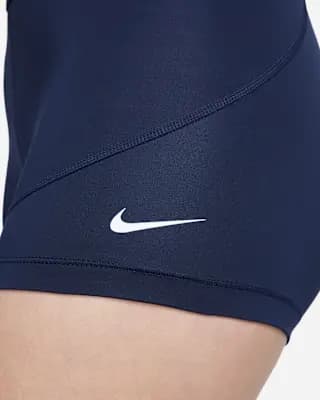 Nike Pro Women's 3" Shorts Obsidian/Obsidian/White [Fabric: Body: 83% polyester/17% spandex, Machine wash, XS (0–2)-XXL (20–22)]