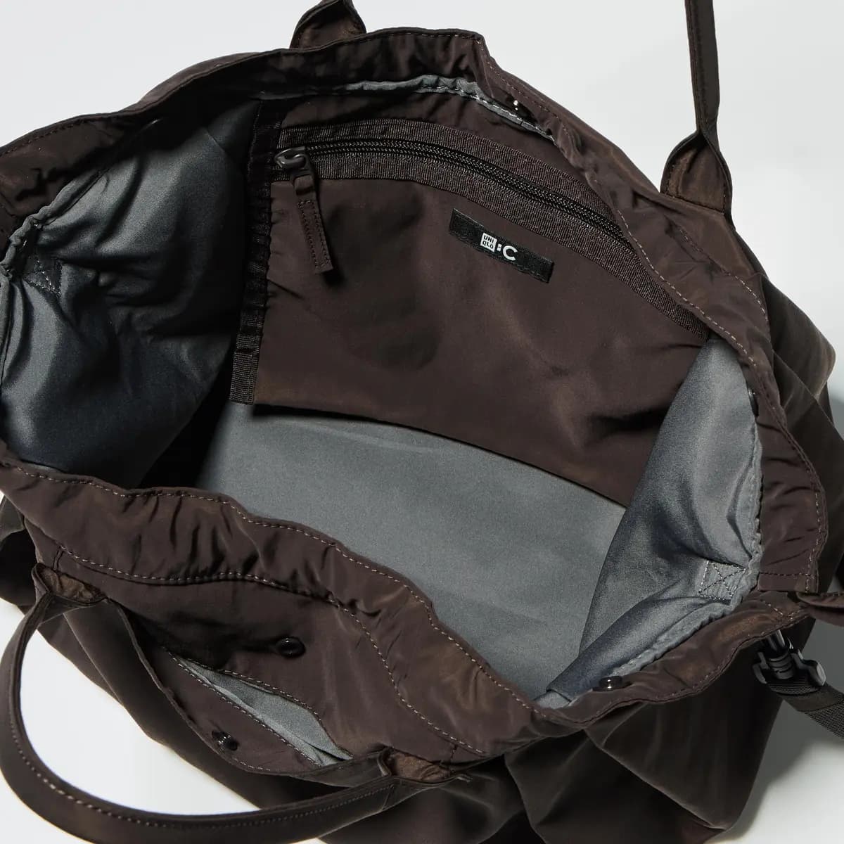 Uniqlo Drawstring Bag Dark Brown [Imported, Do not wash, Do not dry clean, UNIQLO : C View the full collection]
