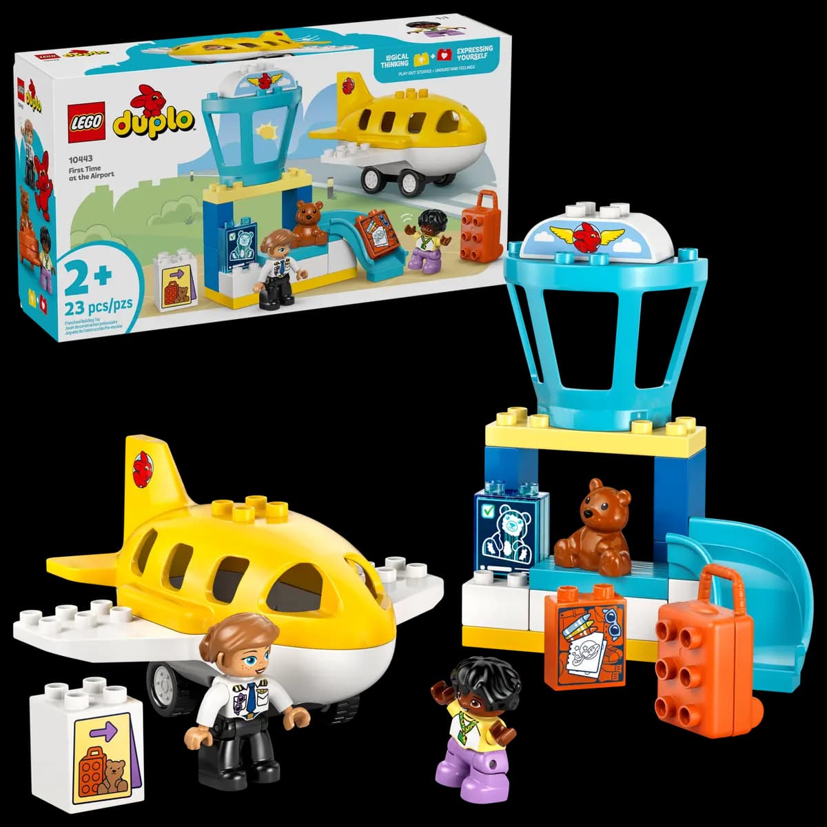 LEGO First Time at the Airport 10443 [23 pieces, ages 2+, DUPLO®]