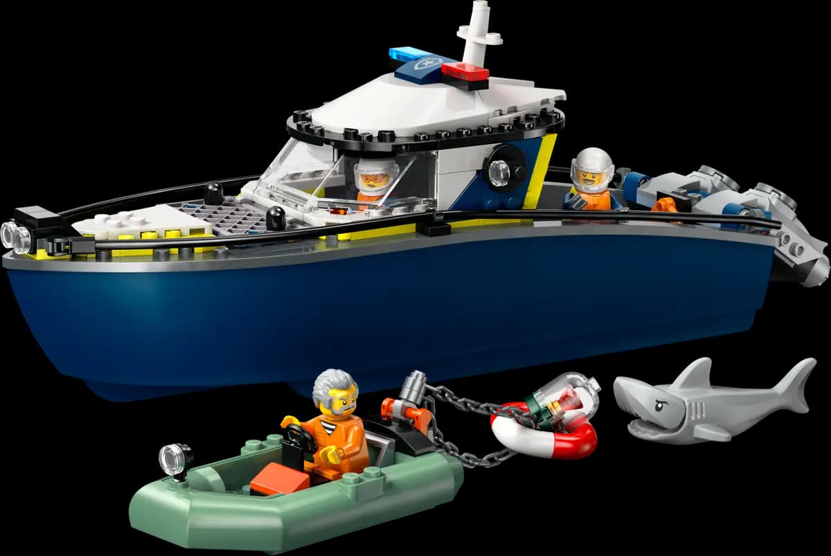 LEGO Police Boat Chase 60456 [264 pieces, ages 6+, City]