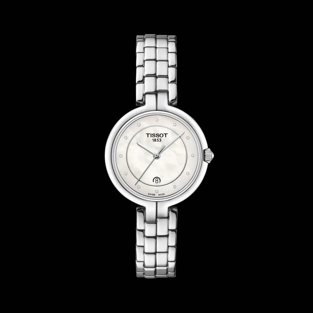 Tissot Flamingo 30mm White mother-of-pearl [30.00 mm, Quartz three hands, 50 m]