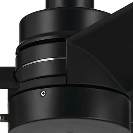 Kichler Spyn Lite Ceiling Fan Black | Black [Attribute 52", Attribute 3 Blades, Diameter 52]