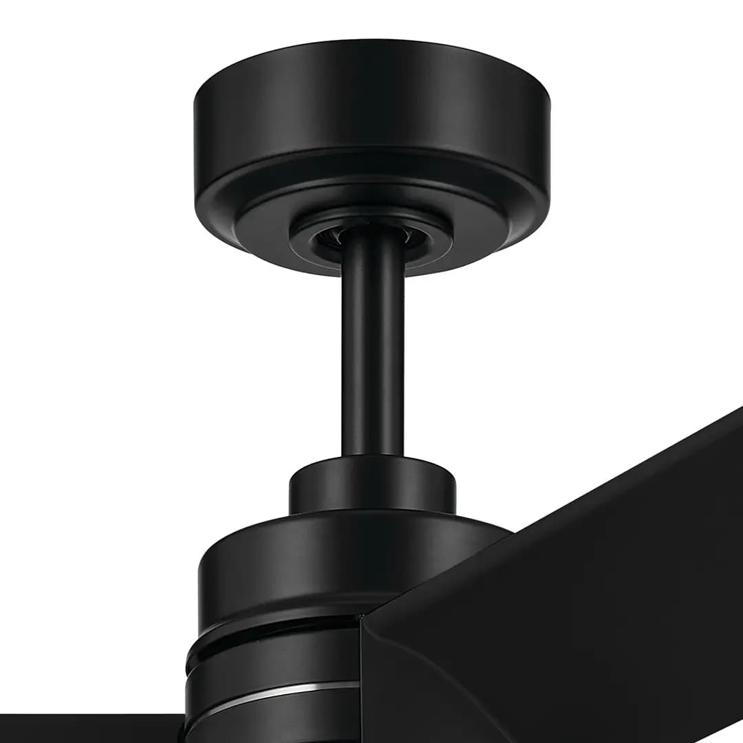 Kichler Spyn Lite Ceiling Fan Black | Black [Attribute 52", Attribute 3 Blades, Diameter 52]
