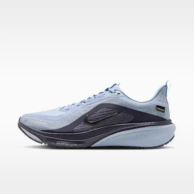 Nike Pegasus 42 GORE-TEX Men's Waterproof Road Running Shoes Light Armory Blue/Gridiron/Football Grey/Metallic Dark Grey [Approx. 323g/11.3oz (Men's US 10), 10mm, Reflective detail
