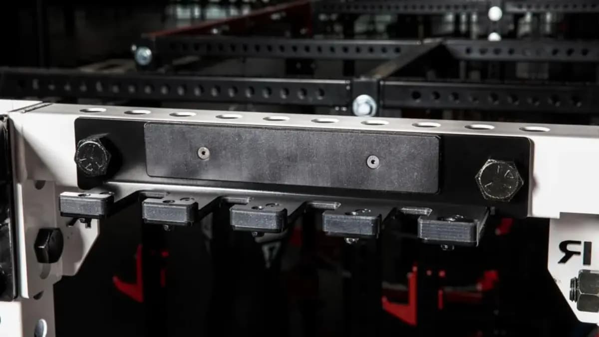 Rogue Fitness Monster Rack Mount 4-Bar Hanger [Black, Yes, 18"]