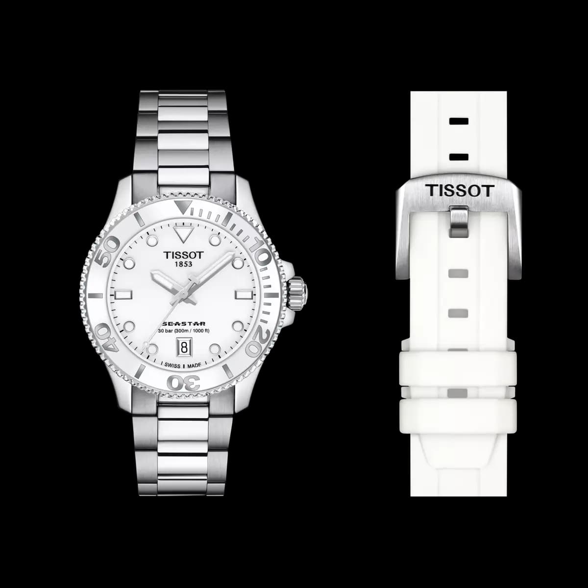 Tissot Seastar 1000 36mm White [36.00 mm, Quartz three hands, 300 m]