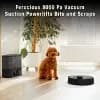 bObsweep UltraVision Self-Empty Cordless Robotic Vacuum and Mop PET24-7-913 Carbon Steel [6 Pounds, 300 mL, New]