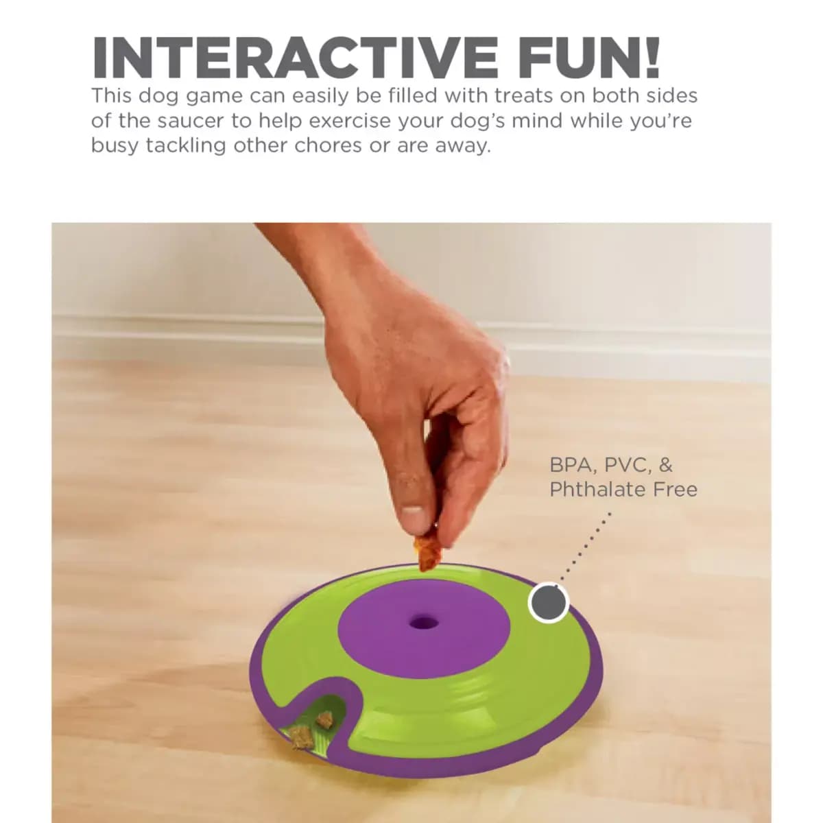 Outward Hound Treat Maze Interactive Puzzle Dog Toy [Includes 1 Treat Maze, Intended For Dog, Activity Puzzle game, Color Green]