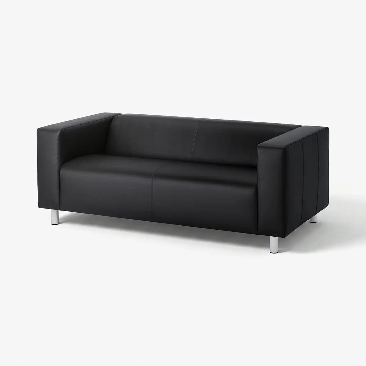 IKEA KLIPPAN Loveseat, Bomstad black [Width 69 5/8 ", Depth 34 5/8 ", Height 26 "]
