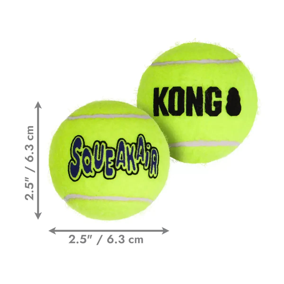 KONG® AirDog® Tennis Ball Set Squeaker Dog Toy - 3 Pack [Description and Overview The KONG SqueakAir® Ball combines two cl, Product Brand & Name KONG SqueakAir® Balls Md, Intended 