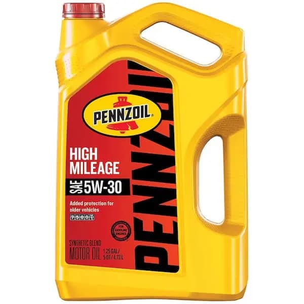 Pennzoil High Mileage SAE 5W-30 Synthetic Blend Motor Oil 5 Qt., 550045218 [Automotive Part Type: Engine Oil, General Part Type: Engine Oil, Number Of Units In Package: 1]