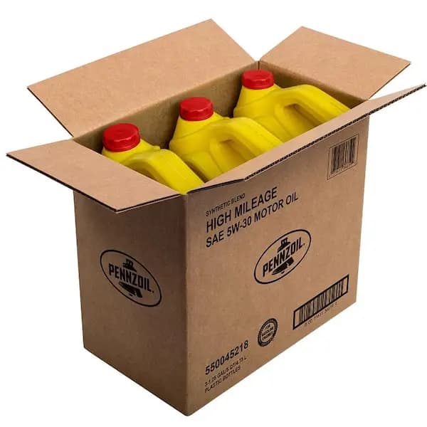 Pennzoil High Mileage SAE 5W-30 Synthetic Blend Motor Oil 5 Qt., 550045218 [Automotive Part Type: Engine Oil, General Part Type: Engine Oil, Number Of Units In Package: 1]