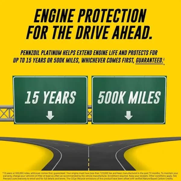 Pennzoil High Mileage SAE 5W-30 Synthetic Blend Motor Oil 5 Qt., 550045218 [Automotive Part Type: Engine Oil, General Part Type: Engine Oil, Number Of Units In Package: 1]