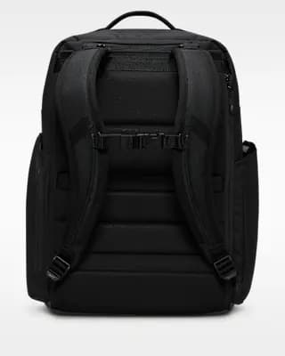 Nike Utility Elite Backpack (37L) Black/Black/White [Body: 100% polyester, Spot clean, ONE SIZE]