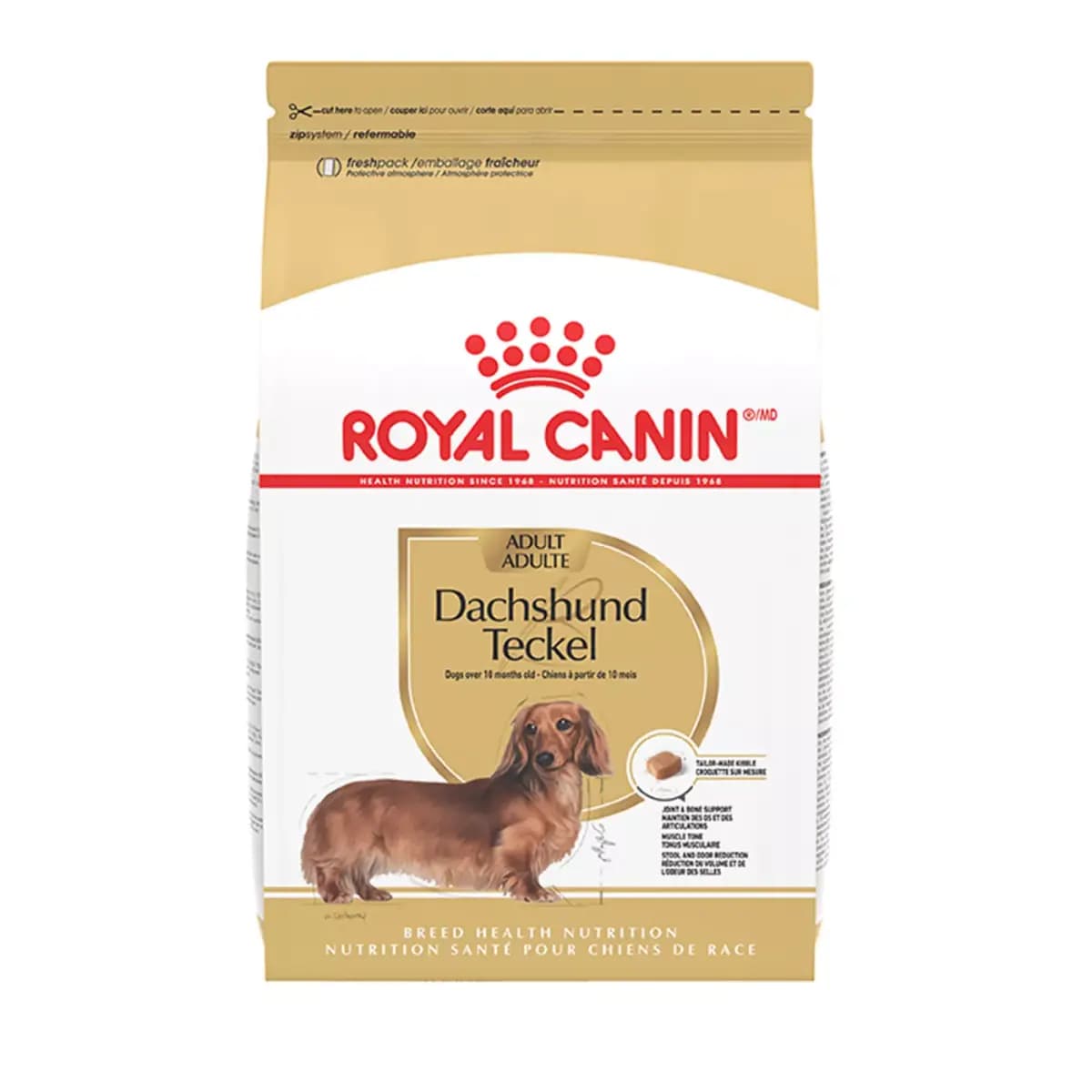 Royal Canin Breed Health Nutrition Dachshund Adult Dry Dog Food [Species Dog, Brand Royal Canin® BREED HEALTH NUTRITION®, Food Type Kibble, Breed Size Small]