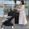 Stokke YOYO³ Stroller Lightweight & Compact Carry-On Compatible - Black - 6m+ [Dimensions (Overall) 33.8 Inches (H) x 17.3 Inches (W) x 41.7, Weight 14.8 Pounds, Holds up to 48.5 P