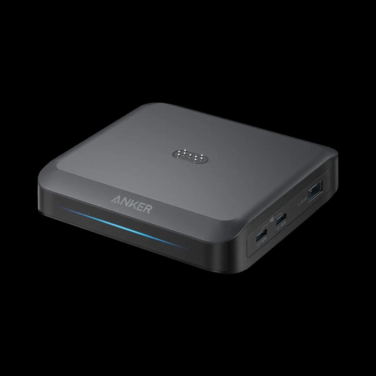Anker Prime Charging Base (150W, 3 Ports) [100-240V~2.5A, 50-60Hz, 15~22.25V⎓10A (150W Max), 150W Max]
