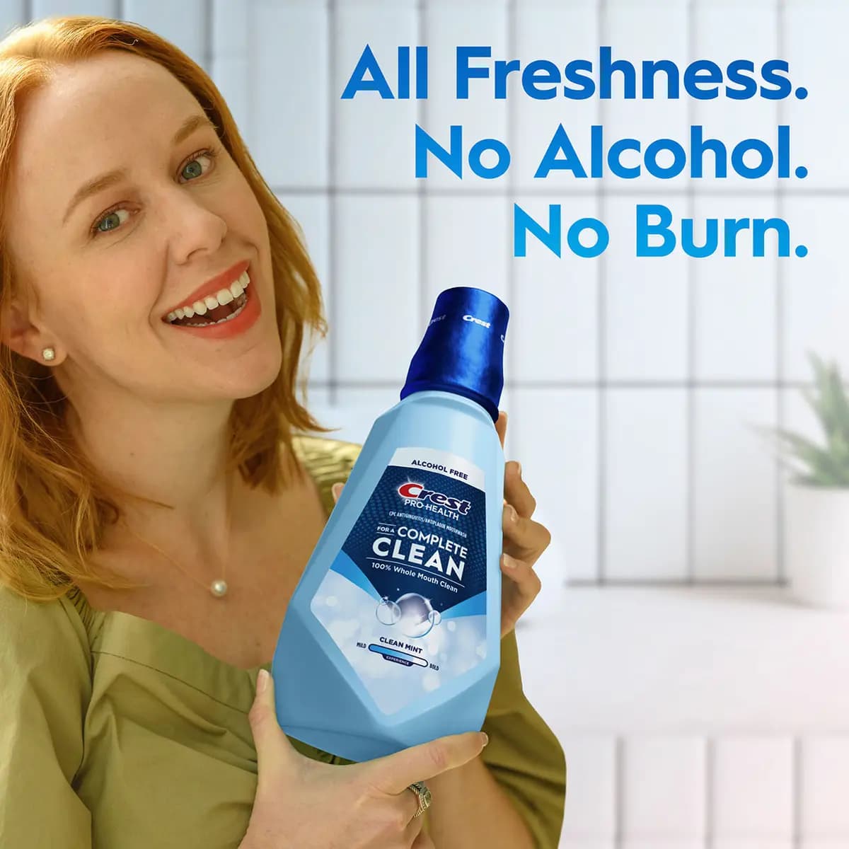 Oral-B Crest Pro Health Complete Clean Mouthwash [Our Best Protection for Kids from Kid's Crest, the #1 Kids Toothpaste Brand in America, Rebuilds tooth density for stronger teeth*