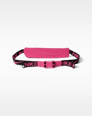 Nike Slim 4.0 Running Waist Pack Hyper Pink/Black/Black [90% polyester/10% spandex, Spot clean, ONE SIZE]