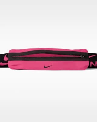 Nike Slim 4.0 Running Waist Pack Hyper Pink/Black/Black [90% polyester/10% spandex, Spot clean, ONE SIZE]