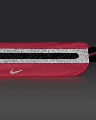 Nike Slim 4.0 Running Waist Pack Hyper Pink/Black/Black [90% polyester/10% spandex, Spot clean, ONE SIZE]