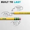 72ct Ticonderoga Wood #2 Pencil Yellow [Overall Length 7.5 Inches, Suggested Age 3 Years and Up, Features Erasable, Point size 3mm]