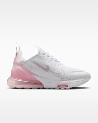 Nike Air Max 270 Premium Women's Shoes White/Pink Foam/Pearl Pink/Metallic Silver [White/Pink Foam/Pearl Pink/Metallic Silver, W 5 / M 3.5, W 5.5 / M 4, W 6 / M 4.5, W 6.5 / M 5, W