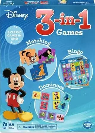 Ravensburger Children Game - Disney Classic 3-in-1 - Games for kids 4 years up [ages 4 - 99]