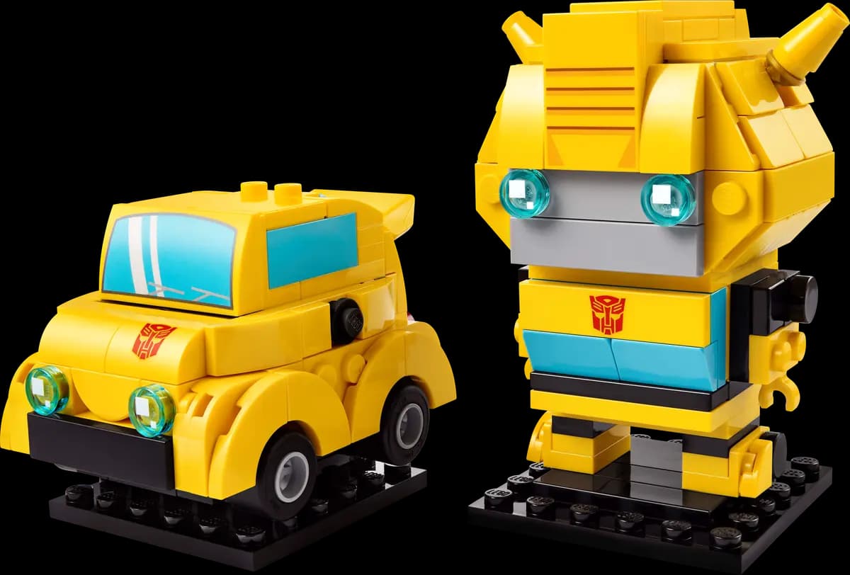 LEGO Bumblebee Robot & Vehicle 40804 [253 pieces, ages 10+, BrickHeadz]