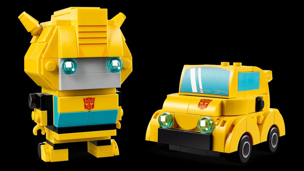 LEGO Bumblebee Robot & Vehicle 40804 [253 pieces, ages 10+, BrickHeadz]