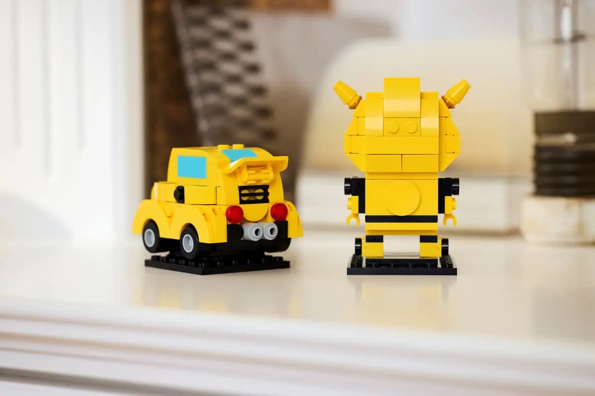 LEGO Bumblebee Robot & Vehicle 40804 [253 pieces, ages 10+, BrickHeadz]