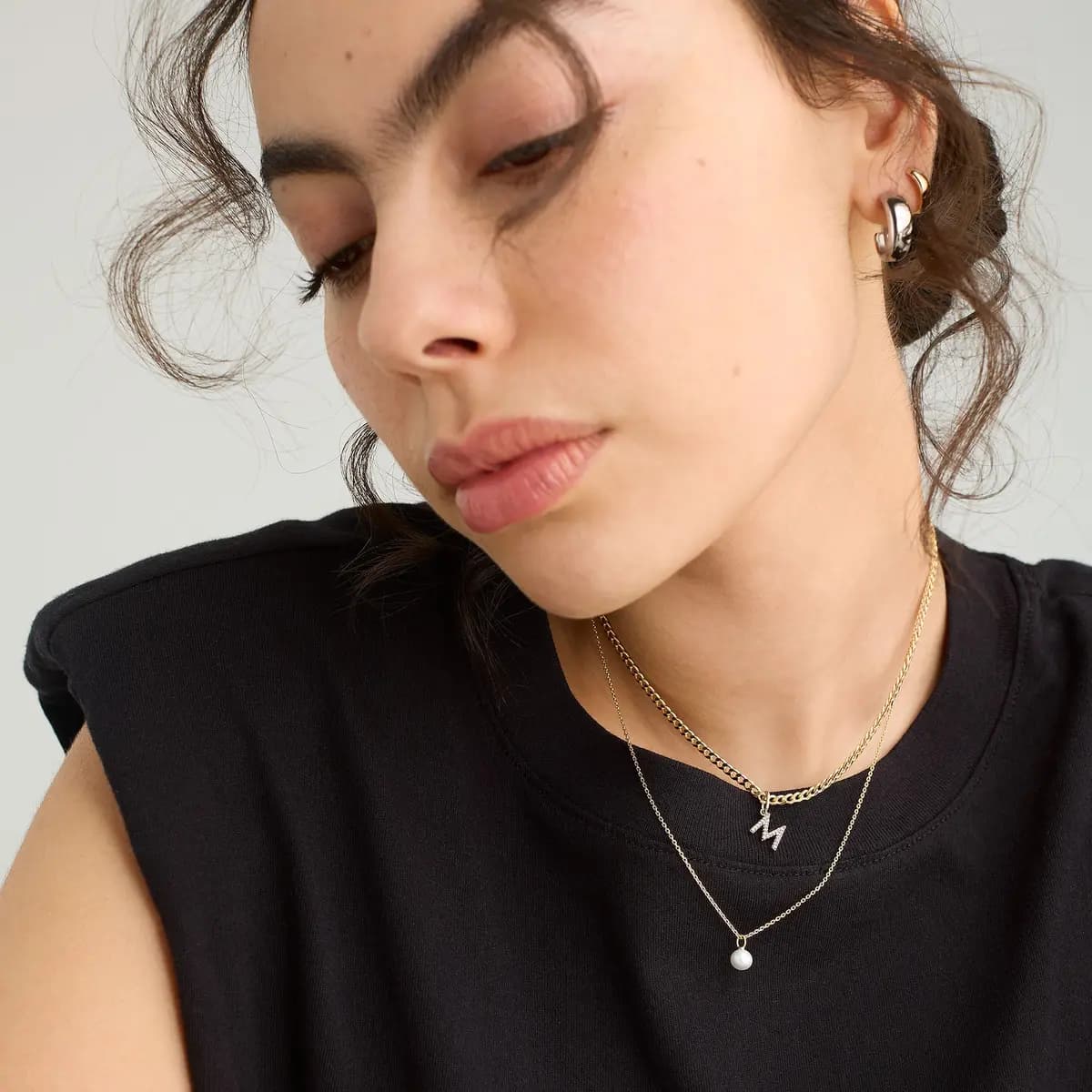 Mejuri Mini Pearl Pendant Necklace 18k Gold Vermeil - Pearl [18k Gold Vermeil - Pearl, 15 inches - 17 inches, 5.5 mm - 6 mm round]