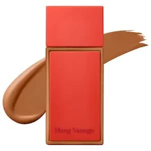 HUNG VANNGO BEAUTY Red Carpet Skin Luminous Longwear Serum Foundation 17 [Medium, Radiant Natural Matte, Serum]
