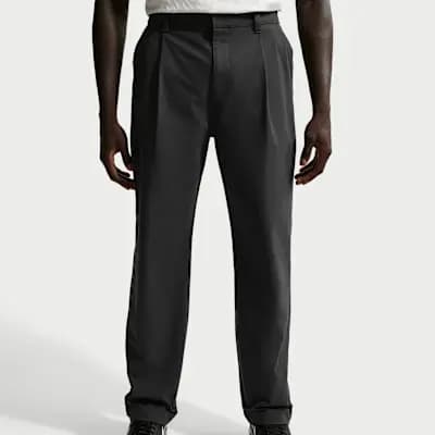 Nike Par Men's Dri-FIT Golf Pants Anthracite/Black/Anthracite [Anthracite/Black/Anthracite, Belt loops, 4-way stretch knit fabric]