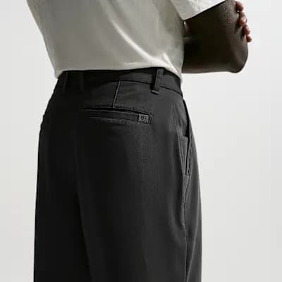 Nike Par Men's Dri-FIT Golf Pants Anthracite/Black/Anthracite [Anthracite/Black/Anthracite, Belt loops, 4-way stretch knit fabric]