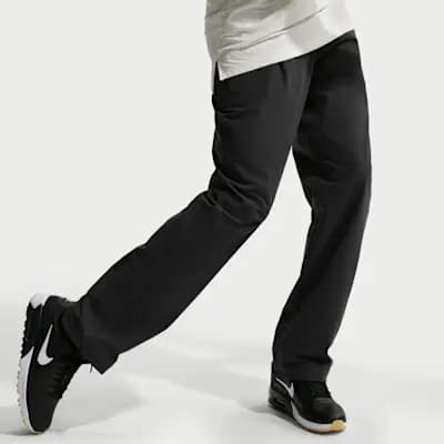 Nike Par Men's Dri-FIT Golf Pants Anthracite/Black/Anthracite [Anthracite/Black/Anthracite, Belt loops, 4-way stretch knit fabric]
