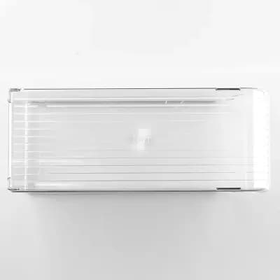 mDesign iDesign Stackable Soda Can Dispenser, Set of 3, Clear, Made in USA [PET (Polyethylene Terephthalate), 1 pounds, Wash With Soap and Water]