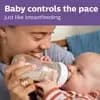 Philips Avent Glass Natural Baby Bottle with Natural Response Nipple - Clear - 8oz [Dimensions (Overall) 7.24 Inches (H) x 2.87 Inches (W) x 2.87, Weight .64 Ounces, Suggested Age 
