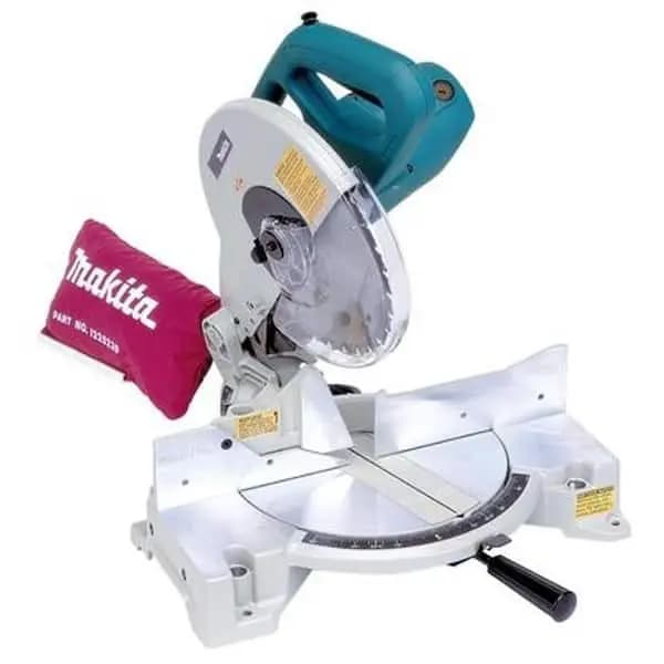 Makita 15 Amp 10 in. Corded Compact Single Bevel Compound Miter Saw with 40T Carbide Blade and Dust Bag, LS1040 [Amperage (A): 15 A, Bevel Type: Single Bevel, Color Family: Silver]