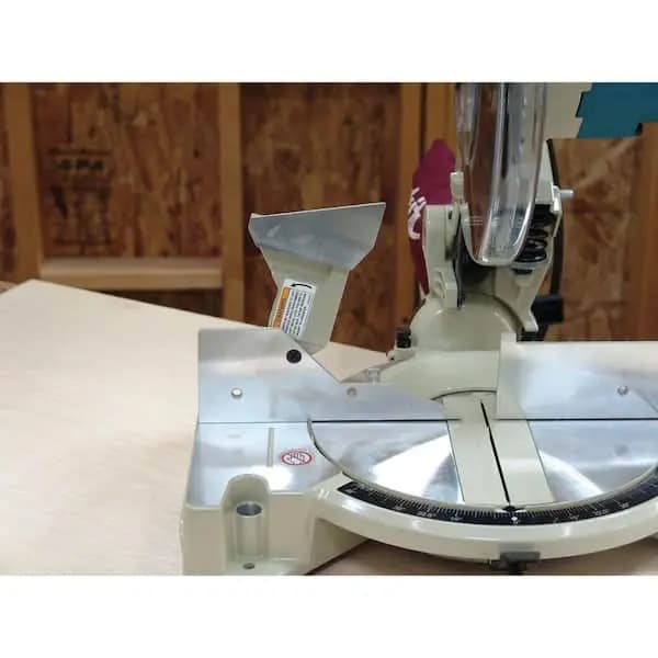 Makita 15 Amp 10 in. Corded Compact Single Bevel Compound Miter Saw with 40T Carbide Blade and Dust Bag, LS1040 [Amperage (A): 15 A, Bevel Type: Single Bevel, Color Family: Silver]