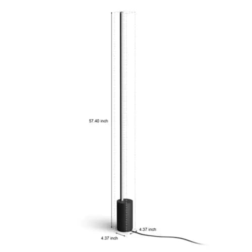 Philips Hue Signe gradient floor lamp [046677803513, Black, Aluminium]