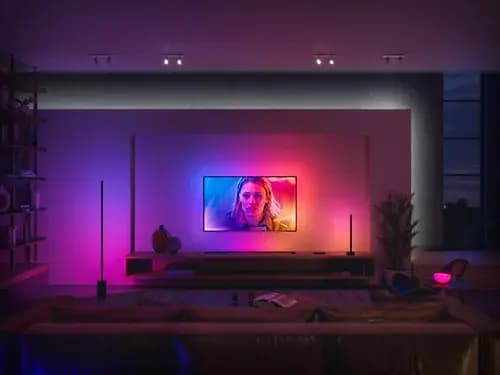 Philips Hue Signe gradient floor lamp [046677803513, Black, Aluminium]