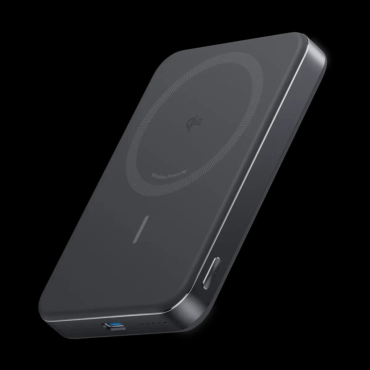 Anker MagGo Power Bank (10K, Slim) [10,000mAh, 5V⎓3A / 9V⎓3A / 15V⎓2A, USB-C: 5V⎓2.4A (12W Max)]
