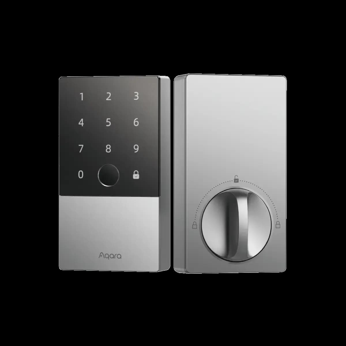 Aqara Smart Lock U100 Gray [3.87 pounds/1.76KG, IP65 (keypad), Bluetooth 5.0 and ZigBee 3.0, NFC]