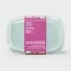 Snap & Store Rectangle Food Storage Containers - 32 fl oz/3ct - up&up™ [Number of Pieces 3, Piece 1 7.4 Inches (W) x 2.6 Inches (H), Quantit, Piece 2 7.4 Inches (W) x 2.6 Inches (H