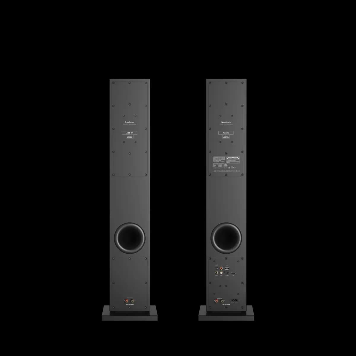 Audio Pro A38 W Black [832x190x210 mm/pc, 14,98 kg, 2x75 W]