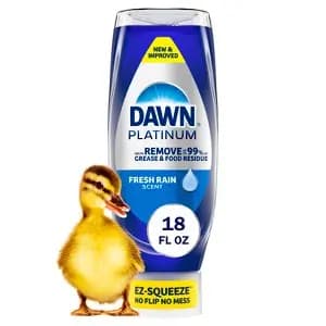 Dawn Platinum Ez-Squeeze Dishwashing Liquid Dish Soap - 18 fl oz [Scent Rain Shower, Product Form Liquid, Package Quantity 1, Recommended Surface Application Multi-Surface]