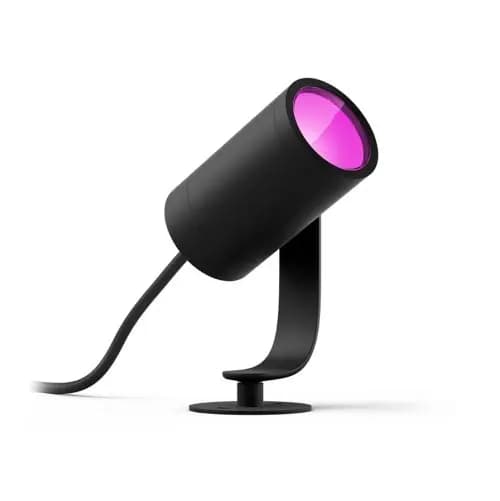 Philips Hue Lily Outdoor Spot light Extension Standard [Overall height 7-5/8 inch, Cable length 500, Color temperature 2000-6500 K]